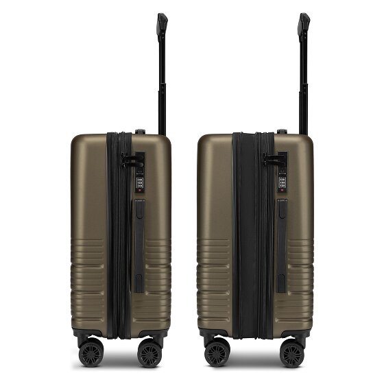 camel active Hanoi 4 roues Valise cabine S 55 cm avec soufflet d'extension
