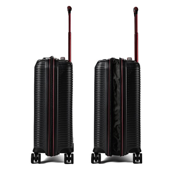 Polestream Paris 4 roulettes Trolley de cabine 55 cm avec soufflet d'extension