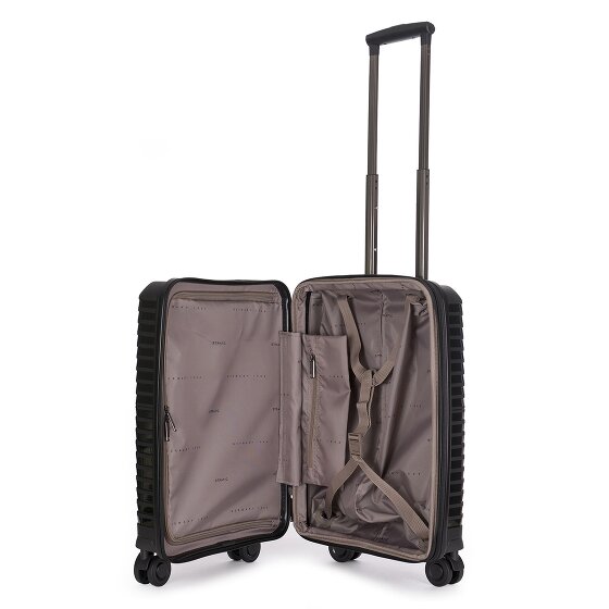 Stratic Bright+ 4 roulettes Trolley de cabine S 55 cm avec soufflet d'extension