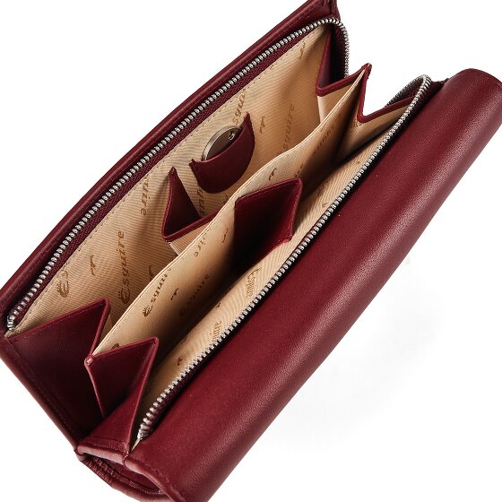Esquire Athena Porte-monnaie Protection RFID Cuir véritable 17.5 cm