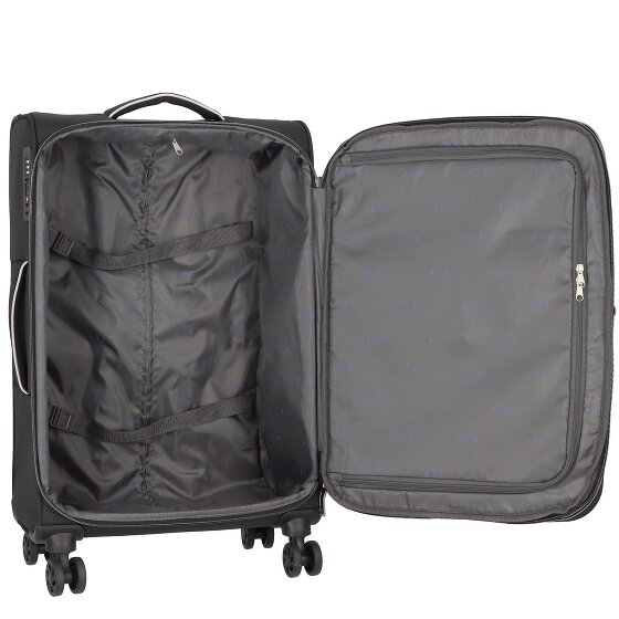 d&n Travel Line 9204 4 roulettes Trolley M 66 cm avec soufflet d'extension