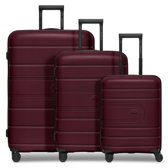 Redolz Essentials 11 4 roulettes Set de valises 3 pièces avec soufflet d'extension