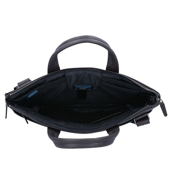 Piquadro Black Square Porte-documents en cuir 42 cm Compartiment pour ordinateur portable