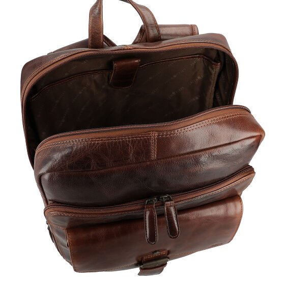 Greenburry Rugged Sac à dos professionnel Cuir 39 cm Compartiment pour ordinateur portable