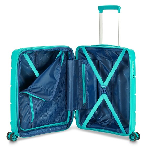 MODO by Roncato Starlight 3.0 4 roulettes Set de valises 3 pièces avec soufflet d'extension