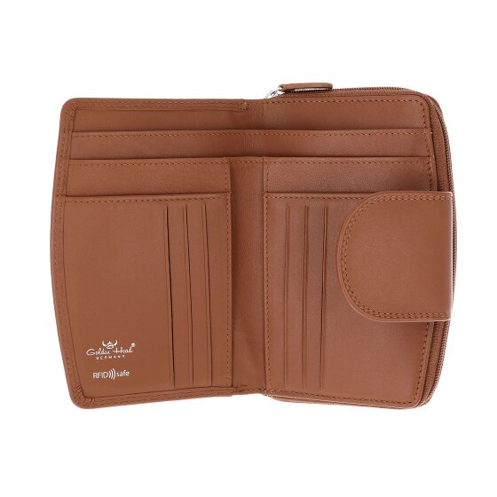 Golden Head Porte-monnaie Polo RFID en cuir 14,5 cm