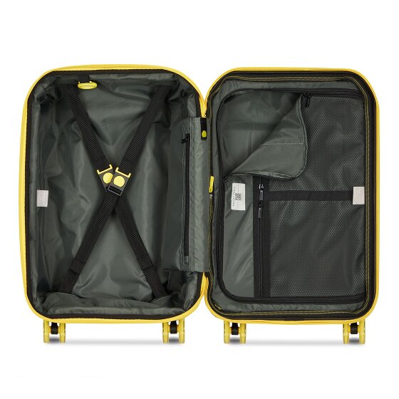 Delsey Paris Rempart 2.0 4 roulettes Trolley de cabine 55 cm avec soufflet d'extension