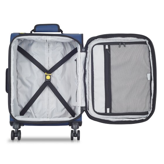 Delsey Paris Maubert 2.0 4 roulettes Trolley de cabine 55 cm avec soufflet d'extension