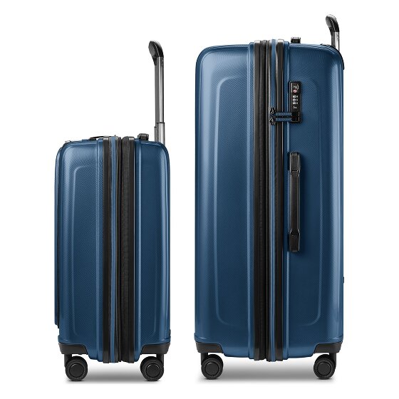 Redolz Essentials 14 Set de valises à 4 roulettes 2 pcs. compartiment pour ordinateur portable avec soufflet d'extension