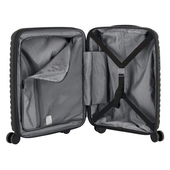 d&n Travel Line 4500 4 roulettes Trolley de cabine S 55 cm avec soufflet d'extension