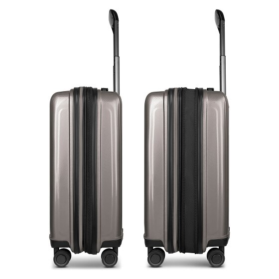 Redolz Essentials 14 Set de valises à 4 roulettes + Beautycase 4 pcs. avec soufflet extensible