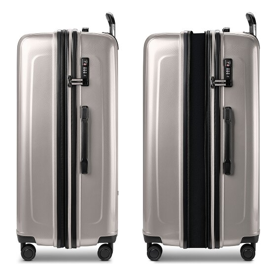 Redolz Essentials 14 Set de valises à 4 roulettes + Beautycase 4 pcs. avec soufflet extensible