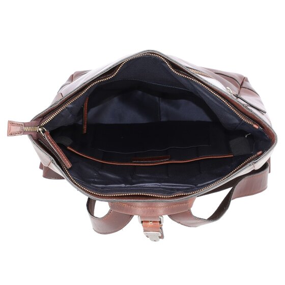 Leonhard Heyden Roma Sac à dos professionnel Cuir 40 cm Compartiment pour ordinateur portable