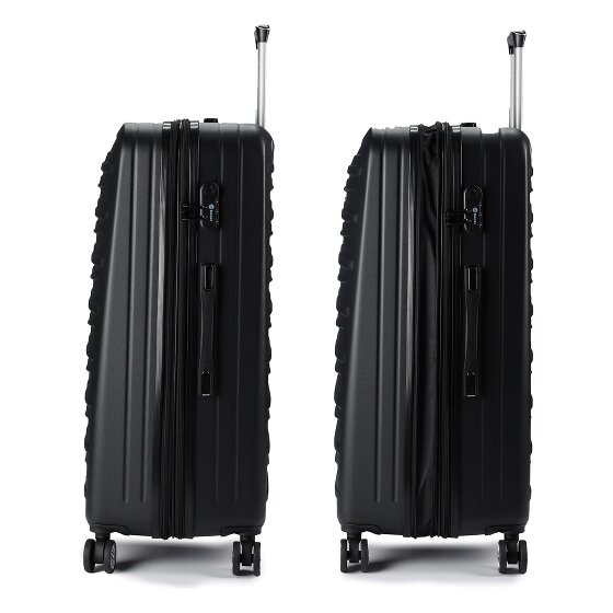 Benzi 5493 4 roulettes Set de valises 3 pièces avec soufflet d'extension