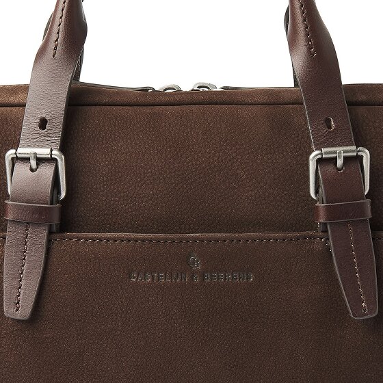 Castelijn & Beerens Veneto Attaché-case Protection RFID Cuir véritable 41 cm Compartiment ordinateur