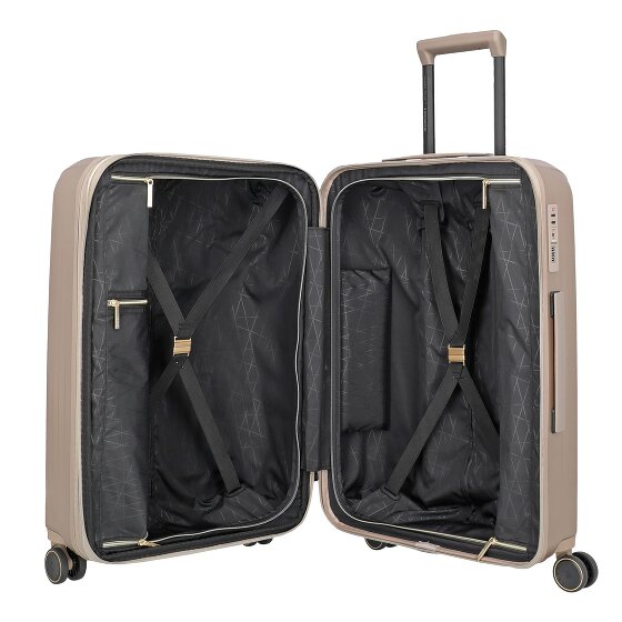 Travelite Barbara Novelty 4 roulettes Set de valises 3 pièces avec soufflet d'extension