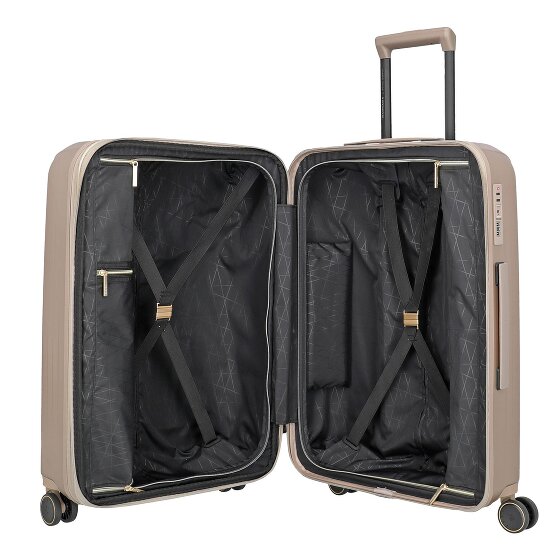 Travelite Barbara Novelty 4 roulettes Set de valises 3 pièces avec soufflet d'extension