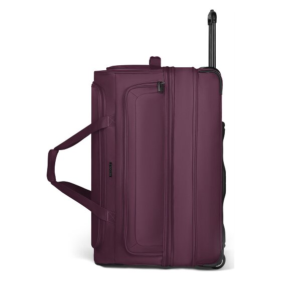 Redolz Sac de voyage Duffle Essentials à 2 roues, 70 cm de long, avec soufflet d'extension