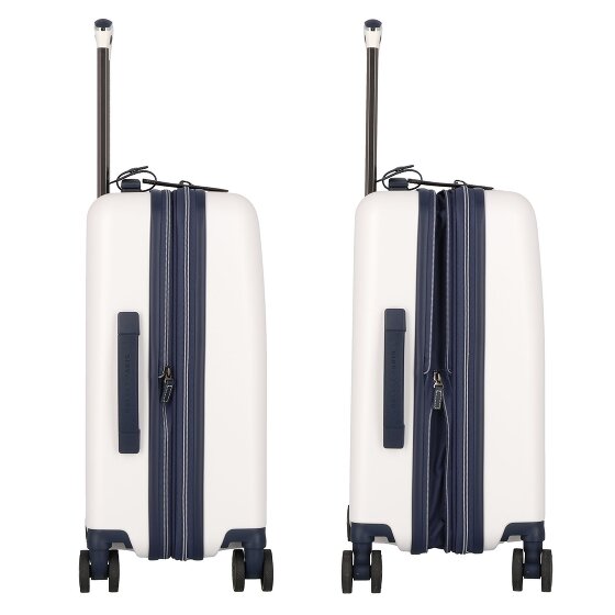 Delsey Paris Cadence 4 roulettes Trolley de cabine 55 cm avec soufflet d'extension