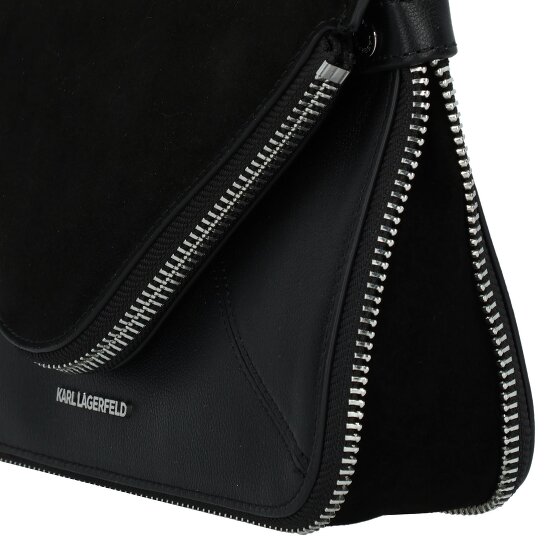 Karl Lagerfeld Hardware Mini sac à bandoulière Cuir 18 cm avec soufflet d'extension