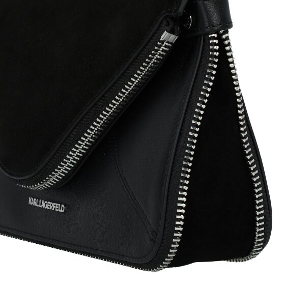 Karl Lagerfeld Hardware Mini sac à bandoulière Cuir 18 cm avec soufflet d'extension