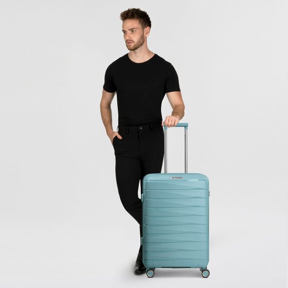 Franky London 4 roulettes Trolley M 65 cm avec soufflet d'extension