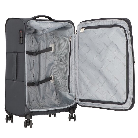 Worldpack Dublin 4 roulettes Set de valises 3 pièces avec soufflet d'extension