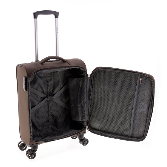 Gladiator 2000 4 roulettes Trolley de cabine 55 cm avec soufflet d'extension