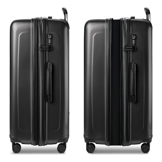 Redolz Essentials 14 Set de valises à 4 roulettes + Beautycase 4 pcs. avec soufflet extensible
