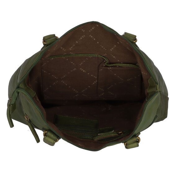 Greenland Nature Femi & Nine Sac à bandoulière en cuir 35 cm