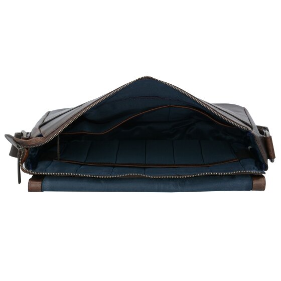 Leonhard Heyden Roma Messenger en cuir 38 cm compartiment pour ordinateur portable