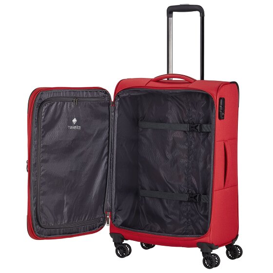 Travelite Chios 4 roulettes Trolley 67 cm avec soufflet d'extension