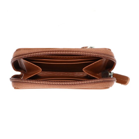 Golden Head Polo Porte-monnaie Protection RFID Cuir véritable 10 cm