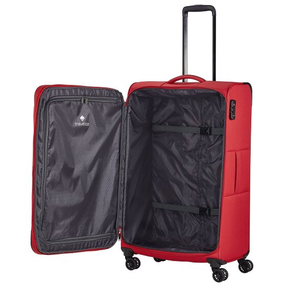 Travelite Chios 4 roulettes Trolley L 78 cm avec soufflet d'extension
