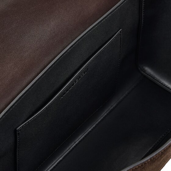 Karl Lagerfeld Signature Sac à bandoulière Cuir véritable 34 cm