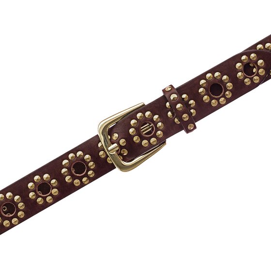 b.belt Ceinture à rivets Cuir véritable