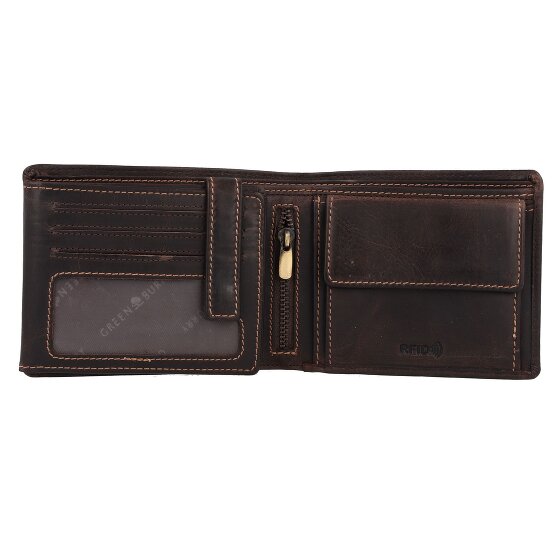 Greenburry Tornado Porte-monnaie Protection RFID Cuir 12 cm