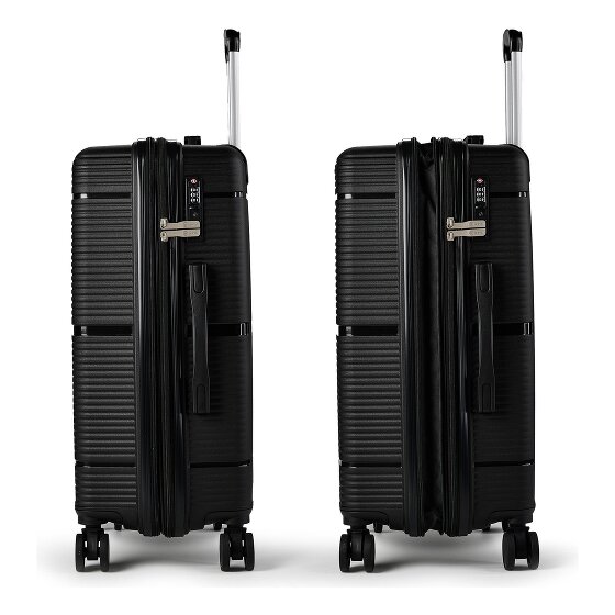 Benzi 5899 4 roues Valise cabine M 57 cm avec soufflet d'extension