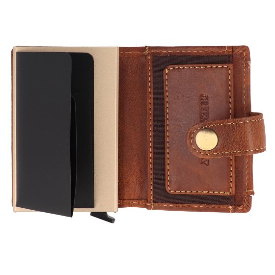 Greenburry Vintage Porte-monnaie Protection RFID Cuir 7.5 cm