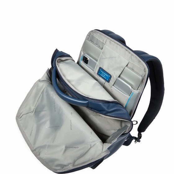 Piquadro Russel Daypack Protection RFID Cuir 41 cm Compartiment pour ordinateur portable