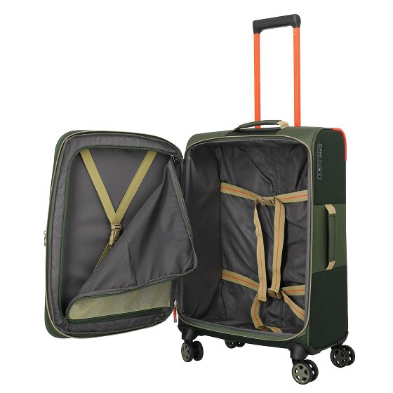 Travelite Color Craze 4 roulettes Set de valises 3 pièces avec soufflet d'extension