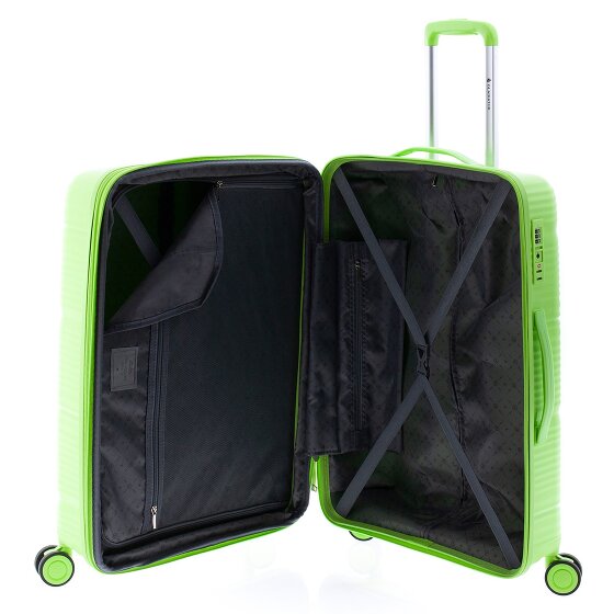 Gladiator 0800 4 roulettes Trolley 65 cm avec soufflet d'extension