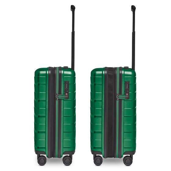 Bergpfeil Travel 4 roues Valise cabine S 55 cm avec soufflet d'extension