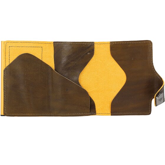 Tru Virtu Click & Slide Porte-cartes de crédit RFID en cuir 6,5 cm