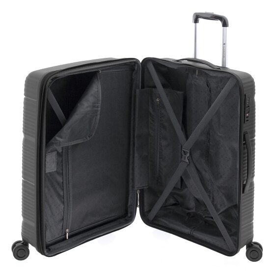 Gladiator 0800 4 roues Valise cabine 65 cm avec soufflet d'extension
