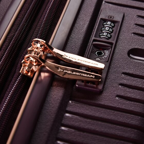 Polestream Paris 4 roulettes Set de valises 3 pièces avec soufflet d'extension