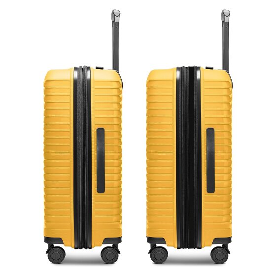 Stratic Shine 4 roues Set de valises 3 pièces avec soufflet d'extension