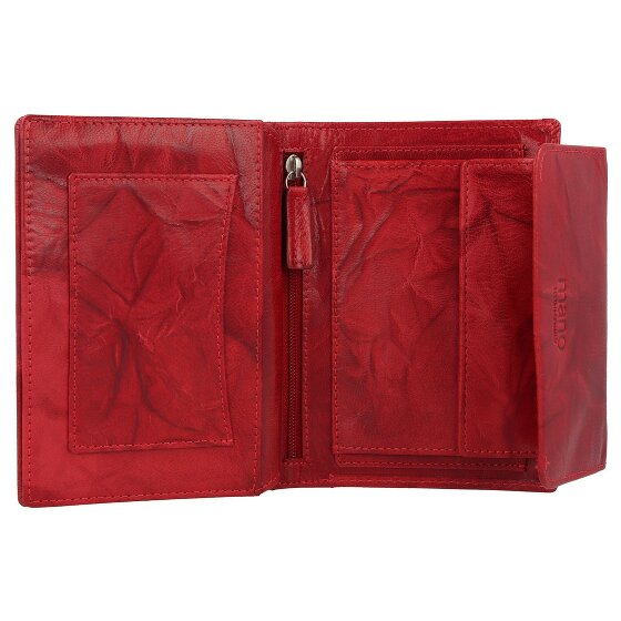 mano Donna Aurona Porte-monnaie en cuir RFID 14 cm