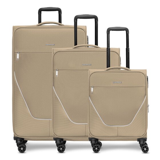 Stratic taska Set de valises à 4 roulettes 3pcs avec soufflet extensible