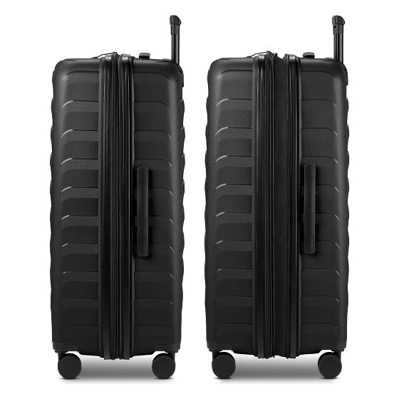 d&n Toronto 4 roues Valise cabine L 75 cm avec soufflet d'extension